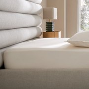 Hoeslaken in perkalkatoen, omslag 30 cm, Veneto