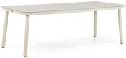 Dining Tuintafel rechthoekig 220 x 90 cm Taupe Tavano