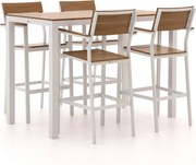 + 10% kassakorting | Barset Bellagio | 4 personen | Tuinset polywood | 5-delig | Kees Smit Tuinmeubelen