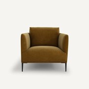 Fauteuil in fluweel, Oscar design E. Gallina