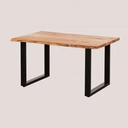 Sami Style Houten Salontafel Zwart - Sklum