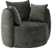 Goossens Fauteuil Terra, Fauteuil met kruisnaad