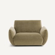 Fauteuil van linnen fluweel, SPOGANO