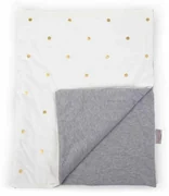 CHILDHOME Deken Jersey 80x100 cm stippen goud