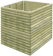 vidaXL Plantenbak verhoogd 106x106x96 cm geïmpregneerd grenenhout