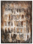 Kare Design Shadows Brown Abstract Schilderij Bruin Beige