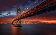 Foto Fire over San Francisco, Toby Harriman