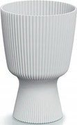 Prosperplast Milly Round Bloempot - Wit - Ø 15 cm - 21,5 cm hoog