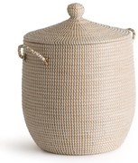 Mand met deksel H58 cm, Natala