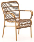 Dining tuinstoel | Intenso  Parma | Wicker (vlechtwerk) | Taupe | Stapelbaar | Kees Smit Tuinmeubelen