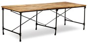 vidaXL Eettafel 240 cm massief mangohout