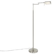 Design vloerlamp staal incl. LED met touch dimmer - Notia Modern Binnenverlichting Lamp