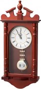 VEVOR Vintage Pendulum Clock, 600x260x95 mm, Klassieke wandklok van grenenhout en MDF met quartz-uurwerk, voor woonkamer, slaapkamer, huisdecoratie en cadeau (kersenafwerking)