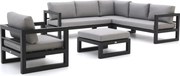 Hoek loungeset Forza | 6 personen | Loungeset Grijs | Hoekbank Aluminium | Kees Smit Tuinmeubelen