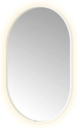 Hotbath &More Oval spiegel ovaal 80x120cm wit mat