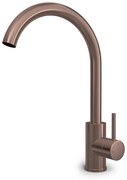 Hotbath BUDDY Wastafelkraan - met draaibare uitloop - Geborsteld koper PVD B104BCP