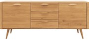 Goossens Dressoir Bjarte, 2 deuren 3 laden