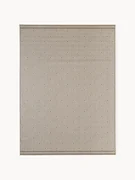 Outdoor dubbelzijdig vloerkleed Reddy met ruitjesmotief