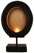 Lesli Living Kaarsenstandaard ovaal 21x9x32,5 cm