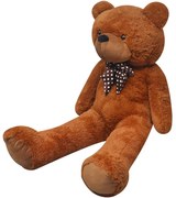 vidaXL Teddybeer XXL 160 cm zacht pluche bruin