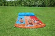 Bestway H2OGO! drievoudige waterglijbaan Tsunami Splash Ramp - 3 personen - L472 x B207,5 x H30,5 cm