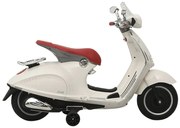 vidaXL Speelgoedmotor elektrisch Vespa GTS300 wit