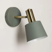 Agueda Ijzeren Wandlamp Celadon - Sklum