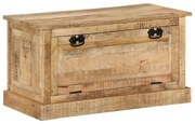 vidaXL Schoenenopbergbank 85x40x45 cm massief mangohout