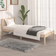 vidaXL Bedframe massief grenenhout 75x190 cm 2FT6 Small Single