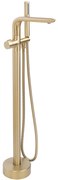Vloeren  badmengkraan Rea Clark Gold Brush