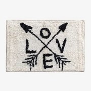 Rechthoekig Badmat 40x60 Cm Van Katoen Loff Beige – Crème - Sklum