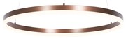 Hanglamp donkerbrons 60 cm incl. LED 3-staps dimbaar - Anello Modern rond Binnenverlichting Lamp