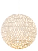 Retro hanglamp wit 40 cm - Lina Ball 40
