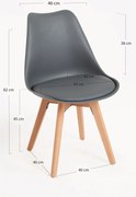 Pakket van 4 Synk Basic stoelen