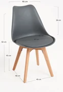 Pakket van 4 Synk Basic stoelen