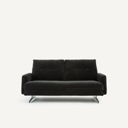 2-zitsbank in chenille fluweel, Delicato