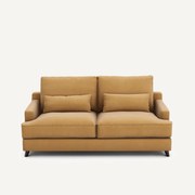 Slaapbank in linnen fluweel, ALWINE