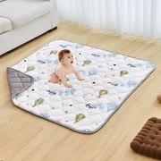 VEVOR Baby Speelmat, 50 x 50 inch, Baby Kruipmat, Antislip Eendelig Zacht Baby Speelmat, Opvouwbare Vloermat, Waterdichte Activiteiten Speelmatten voor Baby's, Peuters, Zuigelingen, Machinewasbaar, Voor Buiktijd Spelen en Liggen