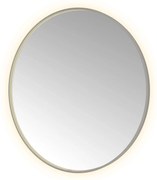 Hotbath &More Round spiegel 120cm geborsteld gunmetal PVD