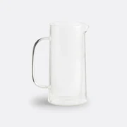 Karaf in geribbeld glas, Stria