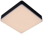 Lucide Ceres vierkante plafondlamp 21.5cm 30W zwart