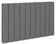 Eastbrook Guardia horizontale aluminium radiator 60x47cm Antraciet 800 watt