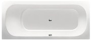 Xenz Aruba Ligbad - 170x75x48 - afvoer Midden - acryl - wit 6801-01