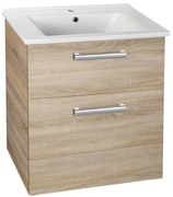 Aqualine Vega onderkast 62x43.6x72.6cm eiken