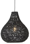 Retro hanglamp zwart 45 cm - Lina Drop