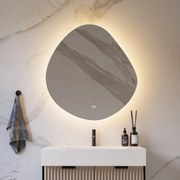 Hipp Design 20000 spiegel organisch rond 60x63cm met verlichting en verwarming