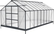 Azalia aluminium serre 2,5 x 5,5 m CoverTech antraciet