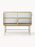 Vitrine Haze met glazen deuren