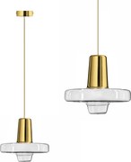 Hanglamp Metaal Glas Goud LED APP553-1CP