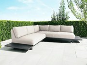 Flow. Emerald platform loungebank graumel chalk SALE All Weather loungeset Antraciet Sunbrella loungeset LoungesetHoek loungeset outdoor textiel